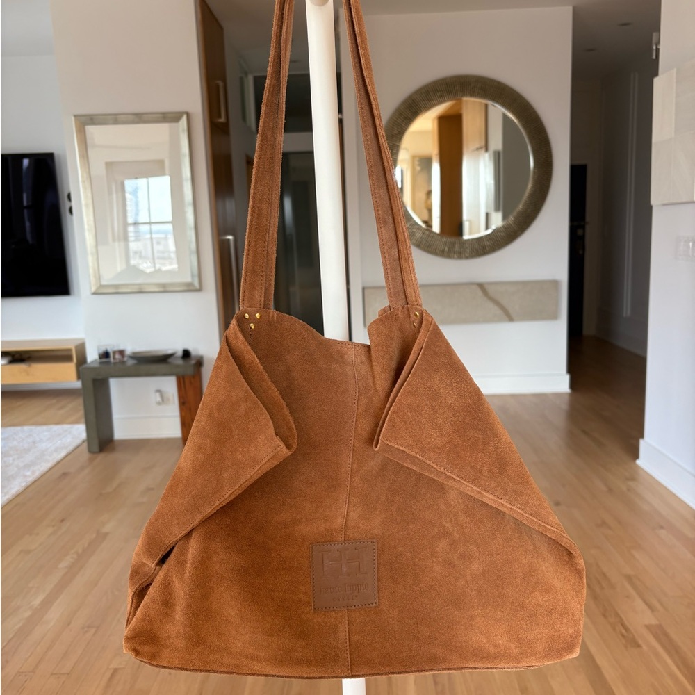 Haute Hippie Tan Suede Bag
